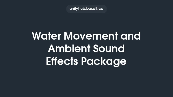 Water Movement and Ambient Sound Effects Package Thumbnail