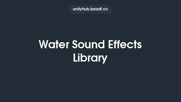 Water Sound Effects Library Thumbnail