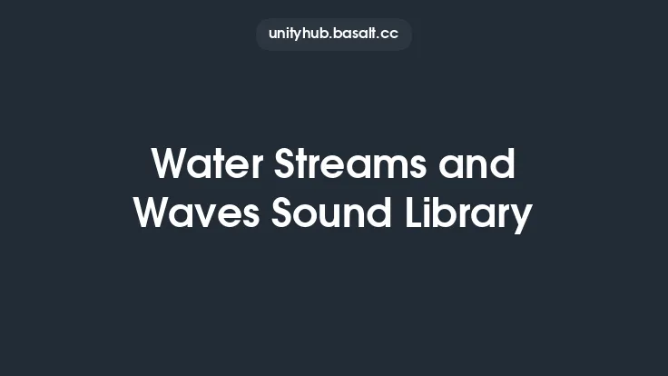 Water Streams and Waves Sound Library Thumbnail