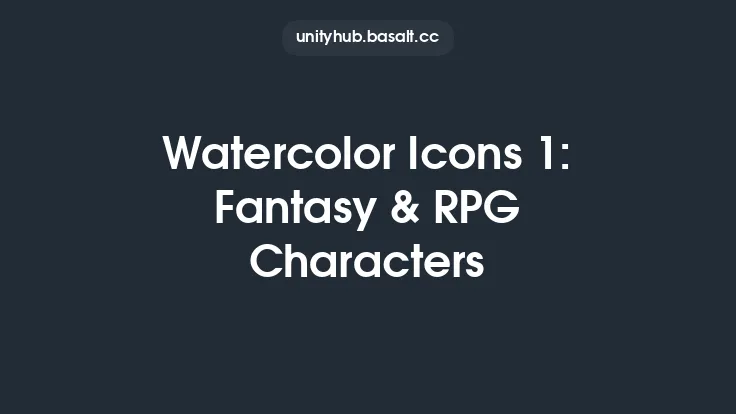 Watercolor Icons 1: Fantasy & RPG Characters Thumbnail