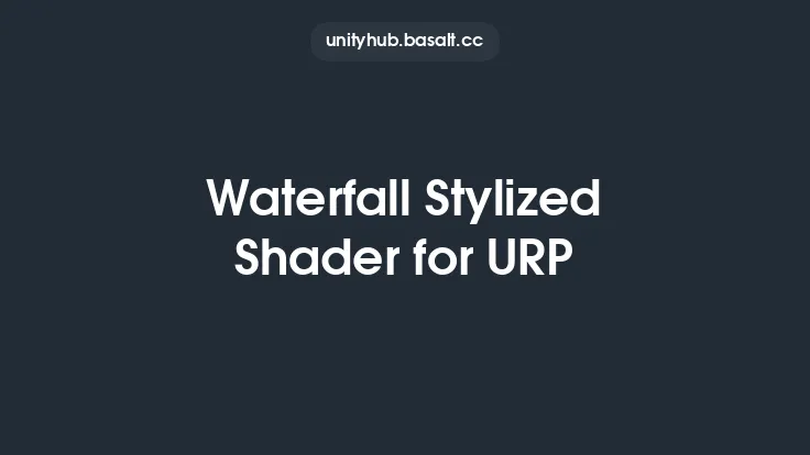 Waterfall Stylized Shader for URP Thumbnail