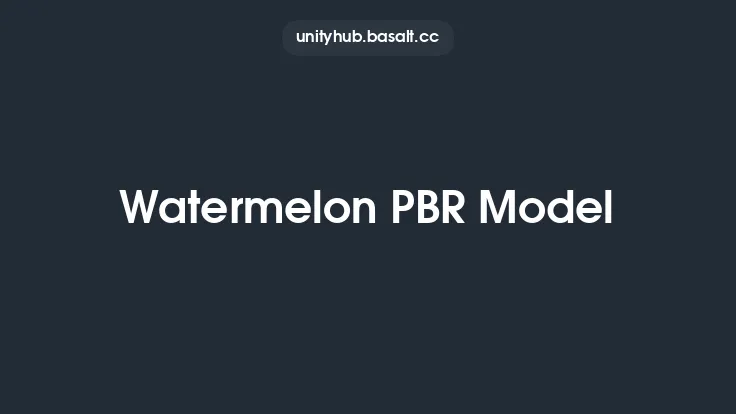 Watermelon PBR Model Thumbnail