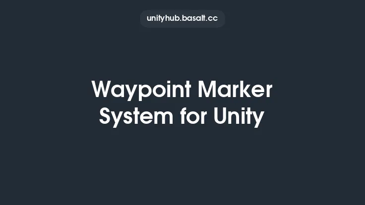Waypoint Marker System for Unity Thumbnail