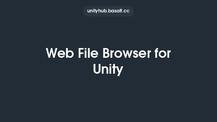 Web File Browser for Unity Thumbnail