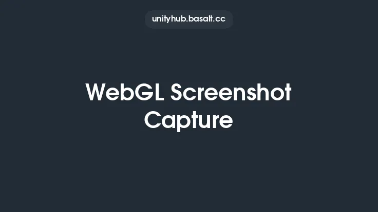 WebGL Screenshot Capture Thumbnail