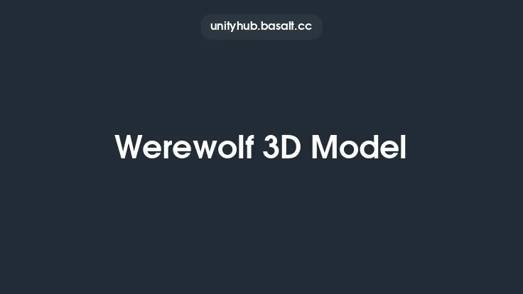 Werewolf 3D Model Thumbnail