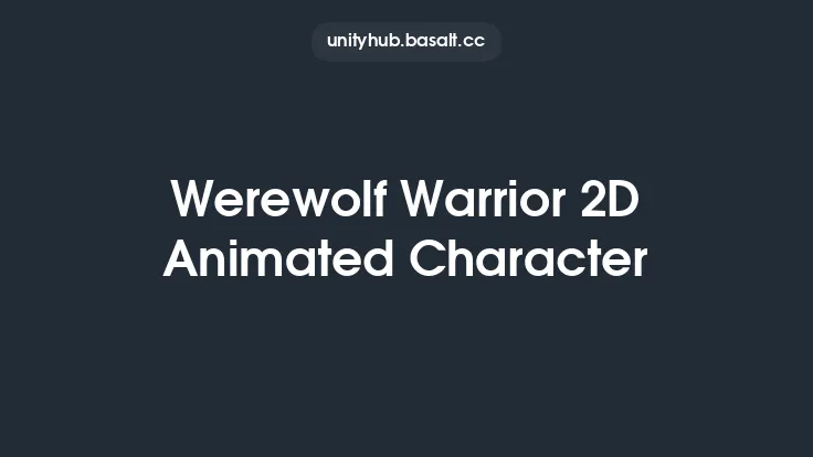 Werewolf Warrior 2D Animated Character Thumbnail