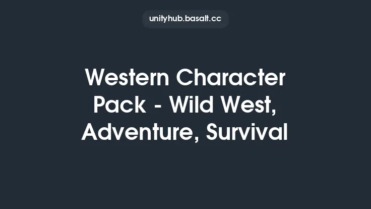 Western Character Pack - Wild West, Adventure, Survival Thumbnail