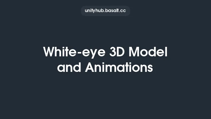 White-eye 3D Model and Animations Thumbnail