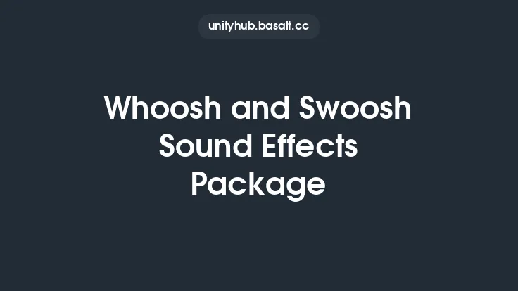 Whoosh and Swoosh Sound Effects Package Thumbnail