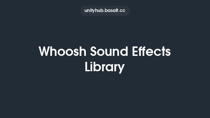 Whoosh Sound Effects Library Thumbnail
