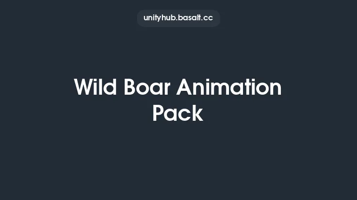 Wild Boar Animation Pack Thumbnail