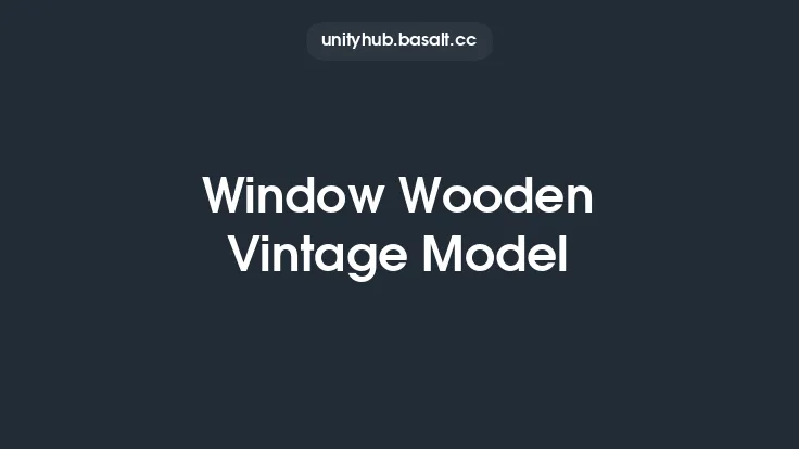 Window Wooden Vintage Model Thumbnail
