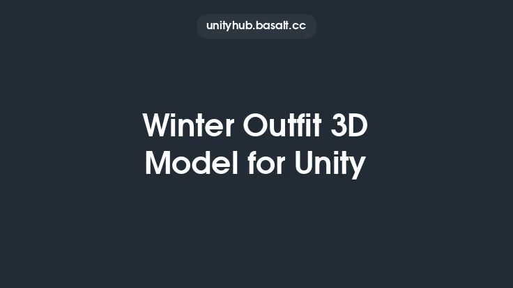 Winter Outfit 3D Model for Unity Thumbnail