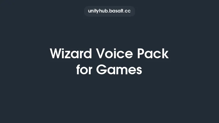Wizard Voice Pack for Games Thumbnail