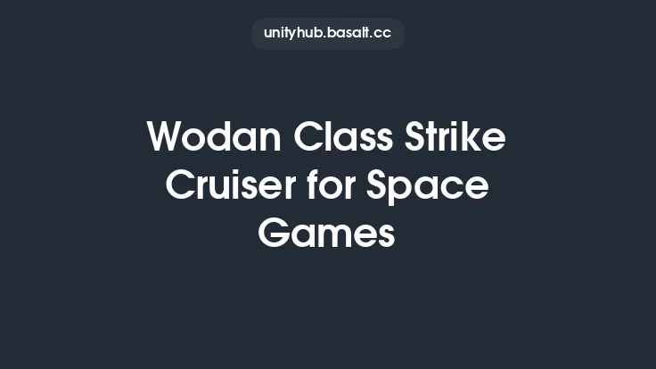 Wodan Class Strike Cruiser for Space Games Thumbnail