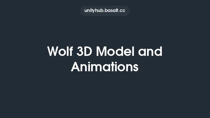 Wolf 3D Model and Animations Thumbnail