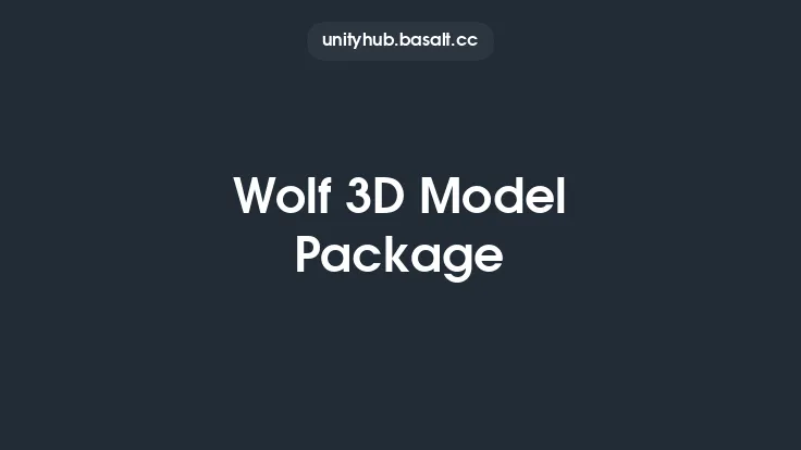 Wolf 3D Model Package Thumbnail