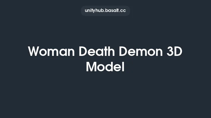 Woman Death Demon 3D Model Thumbnail