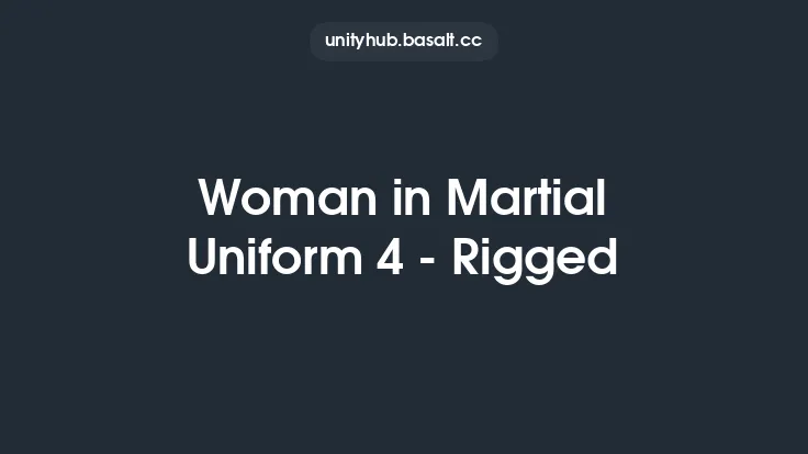 Woman in Martial Uniform 4 - Rigged Thumbnail