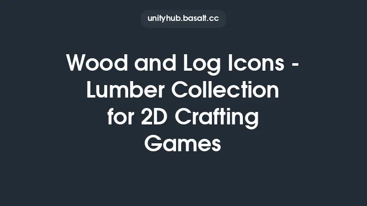 Wood and Log Icons - Lumber Collection for 2D Crafting Games Thumbnail