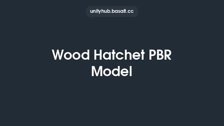 Wood Hatchet PBR Model Thumbnail