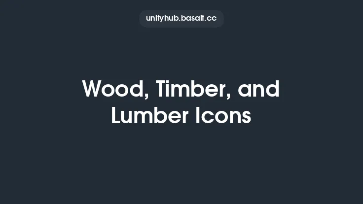 Wood, Timber, and Lumber Icons Thumbnail