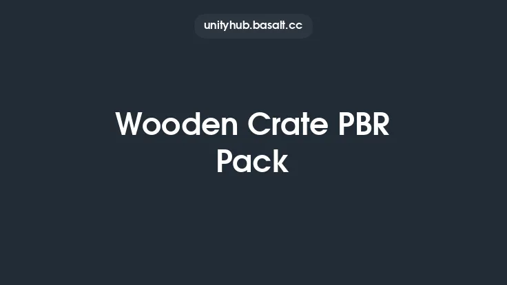 Wooden Crate PBR Pack Thumbnail