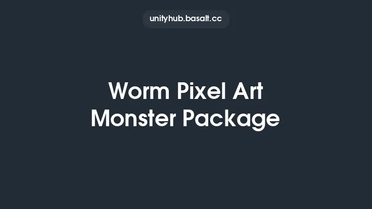 Worm Pixel Art Monster Package Thumbnail
