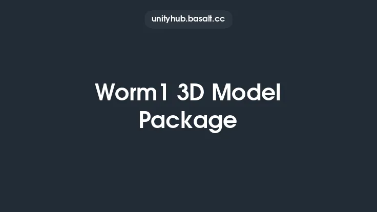 Worm1 3D Model Package Thumbnail