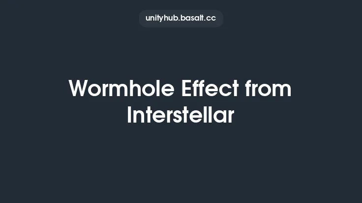 Wormhole Effect from Interstellar Thumbnail
