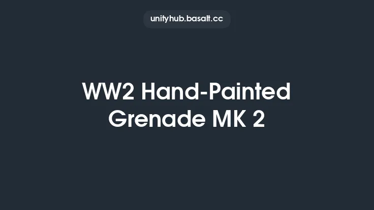 WW2 Hand-Painted Grenade MK 2 Thumbnail