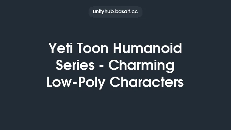Yeti Toon Humanoid Series - Charming Low-Poly Characters Thumbnail