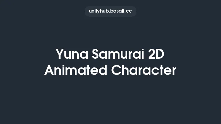 Yuna Samurai 2D Animated Character Thumbnail