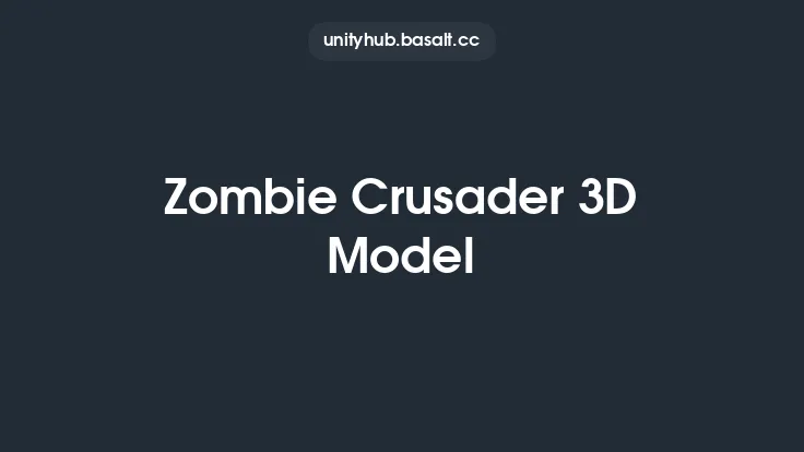 Zombie Crusader 3D Model Thumbnail
