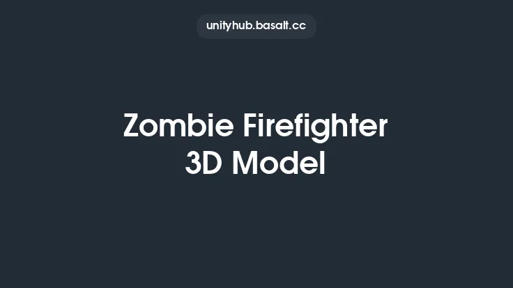 Zombie Firefighter 3D Model Thumbnail