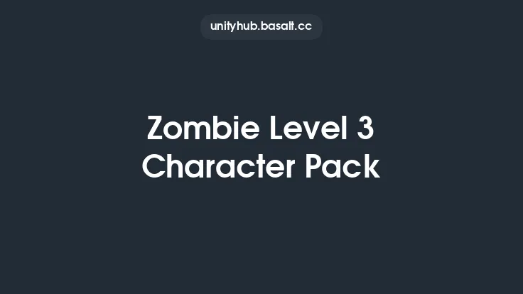 Zombie Level 3 Character Pack Thumbnail