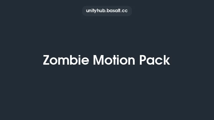 Zombie Motion Pack Thumbnail