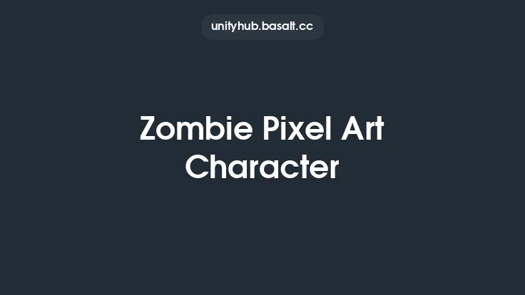 Zombie Pixel Art Character Thumbnail