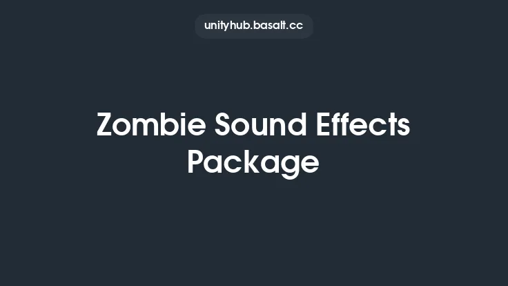 Zombie Sound Effects Package Thumbnail
