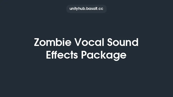 Zombie Vocal Sound Effects Package Thumbnail