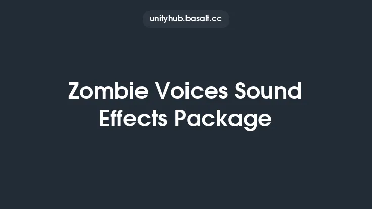Zombie Voices Sound Effects Package Thumbnail