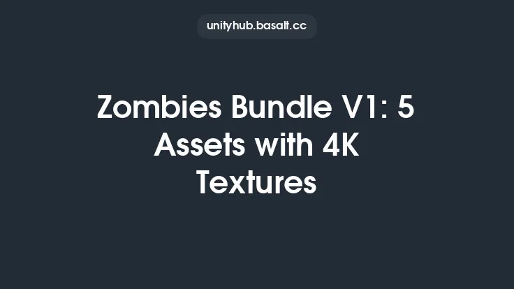 Zombies Bundle V1: 5 Assets with 4K Textures Thumbnail